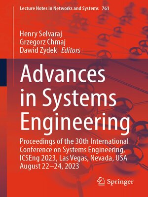 cover image of Advances in Systems Engineering